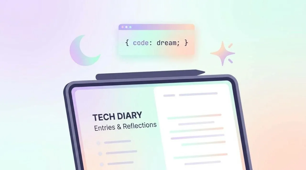 Dreaming 이후 사람이 읽을 수 있는 기술 일지 형태의 꿈 기록 이미지