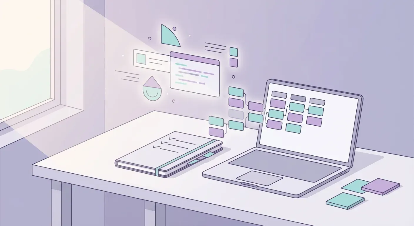 작업일지 작성 컨셉